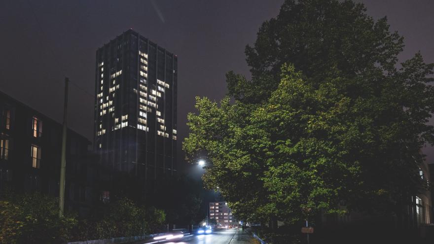 Sulzer-Hochhaus Winterthur mit K© Eduard Meltzer / Kurzfilmtage